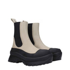 Stella McCartney Black Leather Ankle Boots