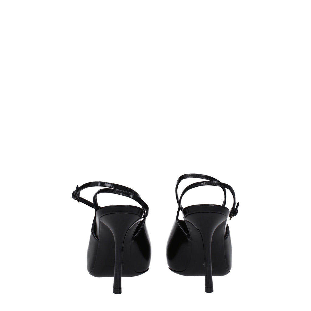 Givenchy Black Leather High Heel Pumps