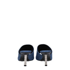 Givenchy Blue Fabric Platform Sandals