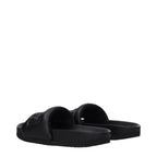 Ambush Black Leather Slippers