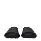 Ambush Black Cotton Slippers