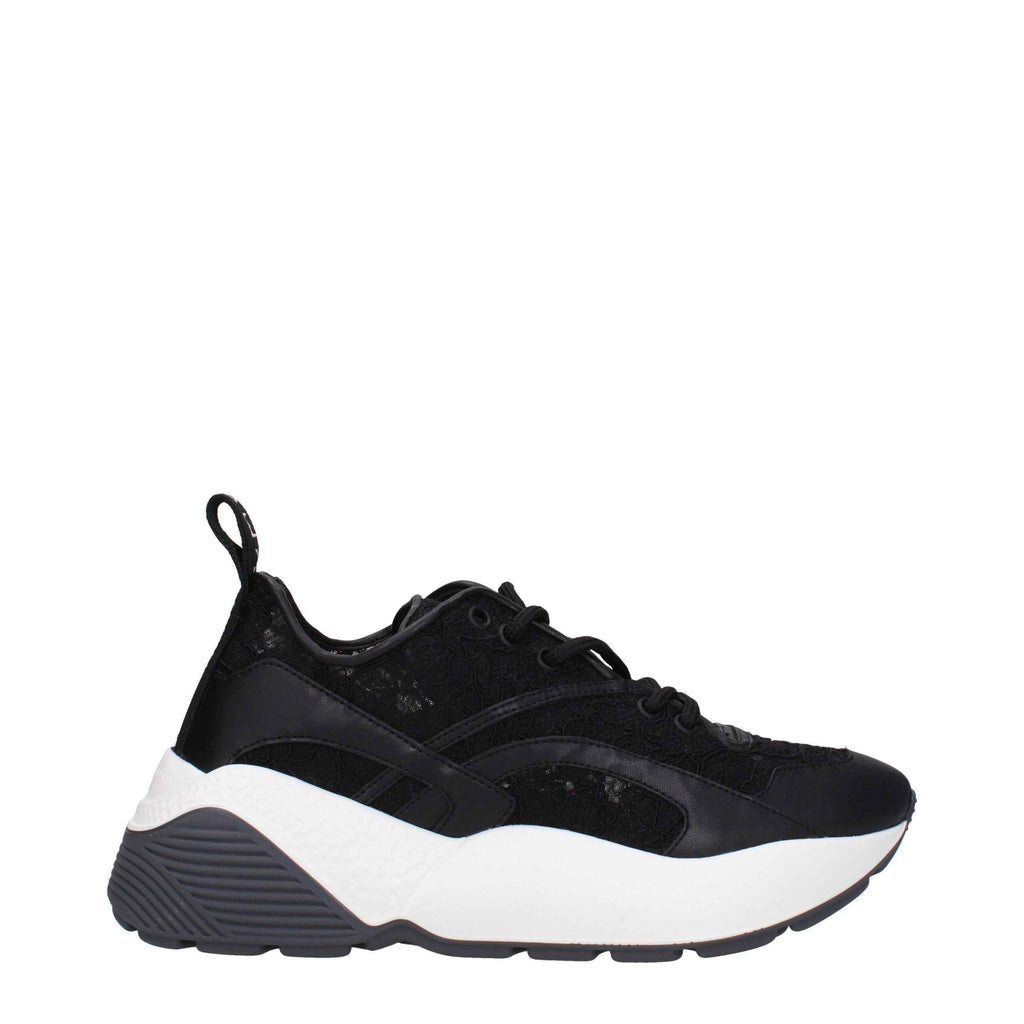 Stella McCartney Black Fabric Chunky Sneakers