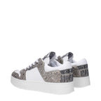 Jimmy Choo White Leather Chunky Sneakers