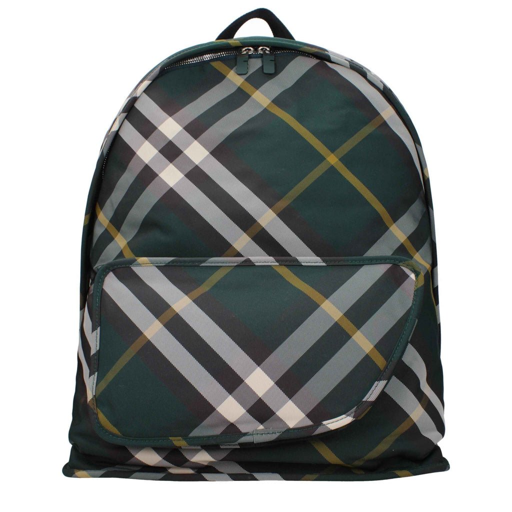 Burberry Green Fabric Backpack