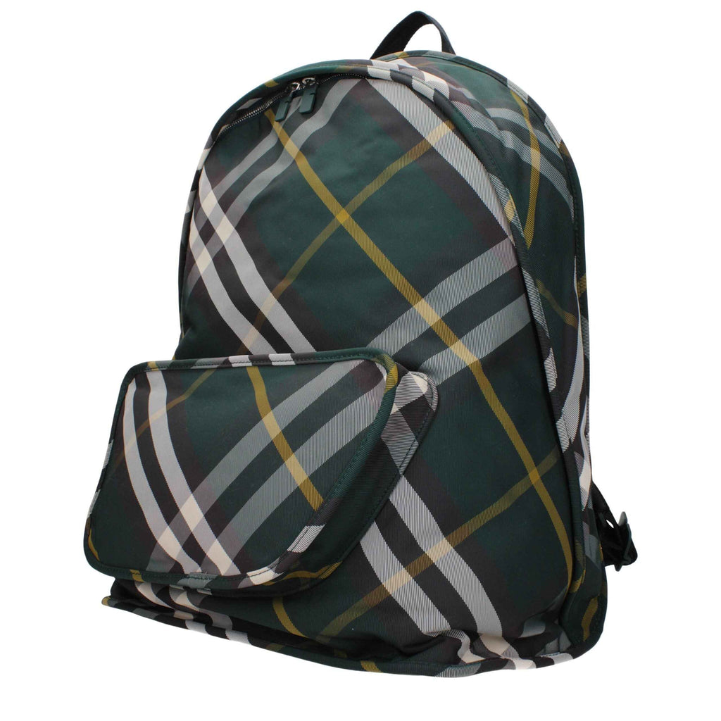 Burberry Green Fabric Backpack