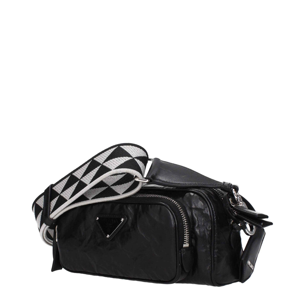 Prada Black Leather Crossbody Bag