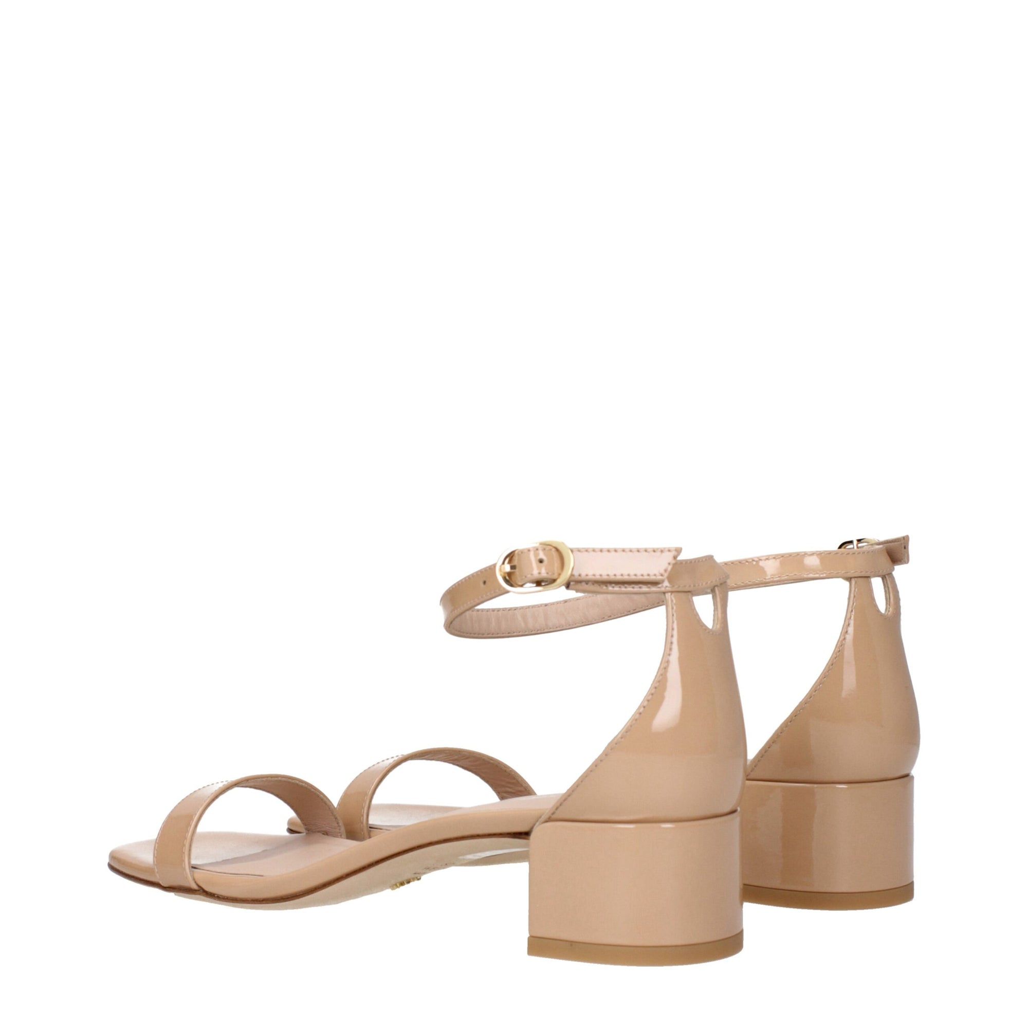 Stuart Weitzman Pink Leather Flat Sandals