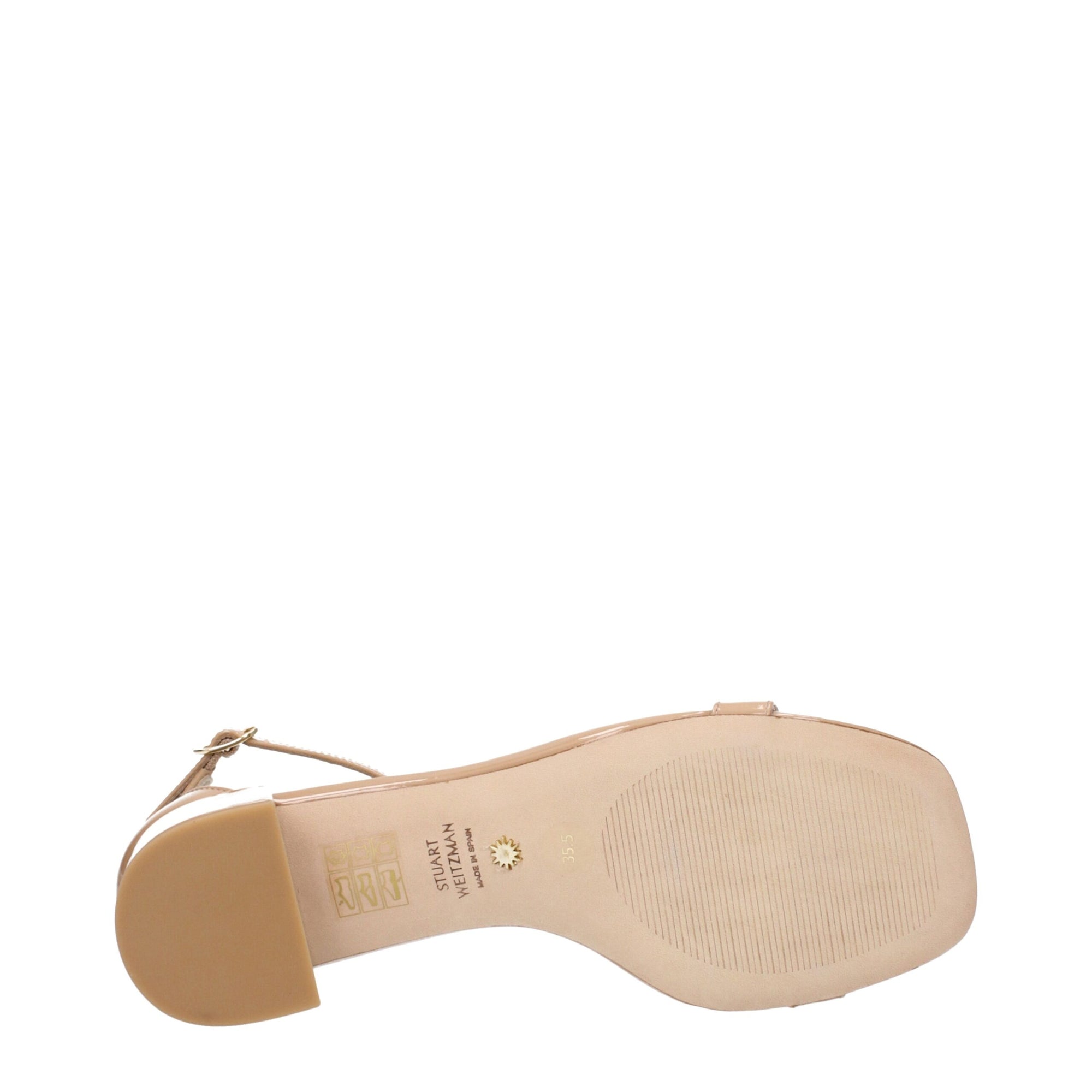 Stuart Weitzman Pink Leather Flat Sandals