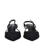 Isabel Marant Black Fabric Mid Heel Pumps