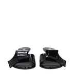 Prada Black Leather Sandals