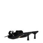 Prada Black Leather Sandals