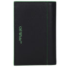 Off-White Black Leather Cardholders