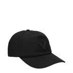 Valentino Garavani Black Cotton Cap (Baseball Hat)