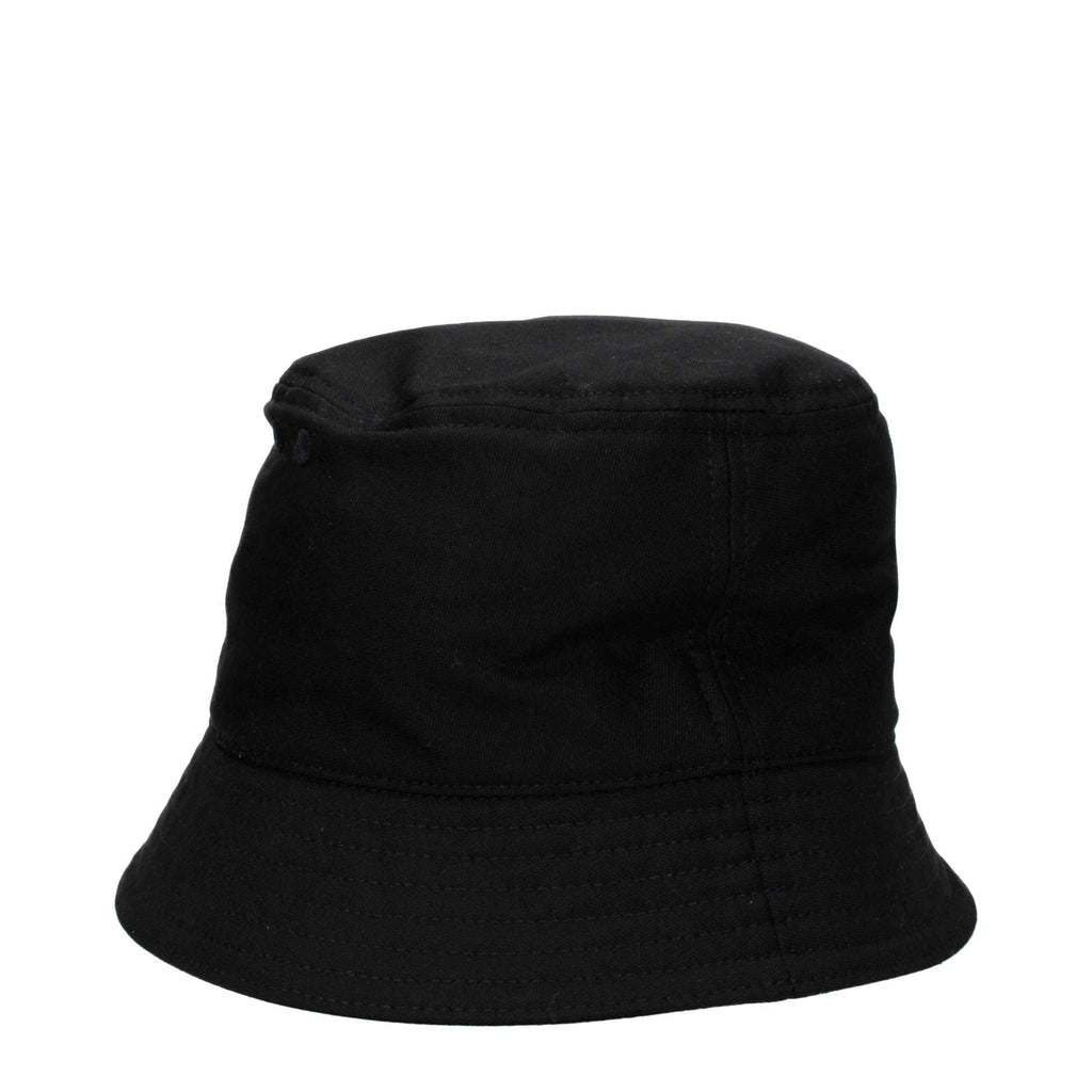 Valentino Garavani Black Cotton Bucket Hat