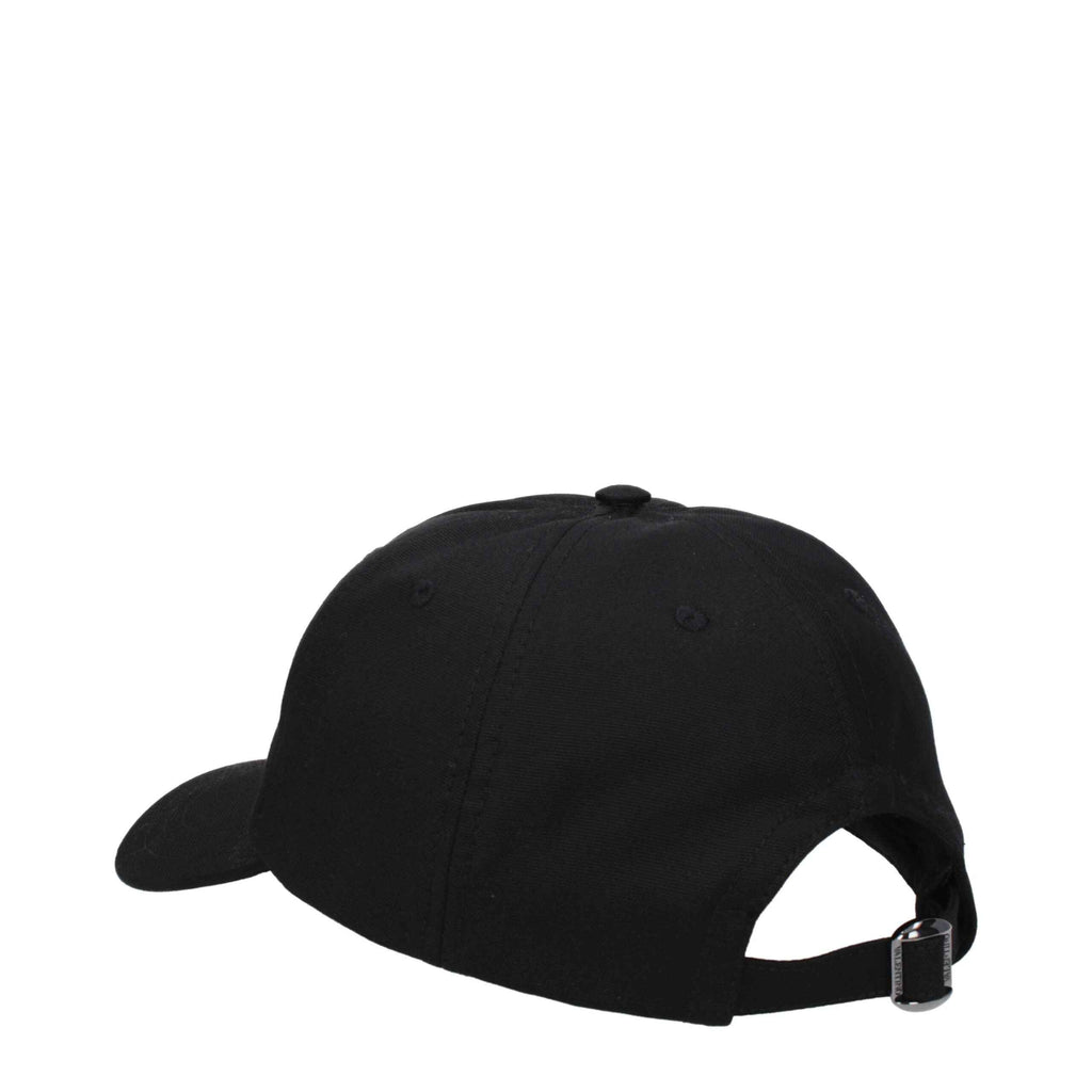 Valentino Garavani Black Cotton Cap (Baseball Hat)