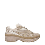 Valentino Garavani Beige Fabric Low Top Sneakers