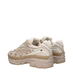 Valentino Garavani Beige Fabric Low Top Sneakers