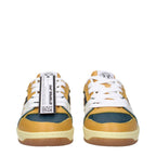 Enterprise Japan Green Leather Low Top Sneakers