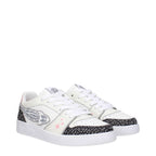 Enterprise Japan White Leather Athletic Sneakers