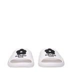 Kenzo White Cotton Slippers