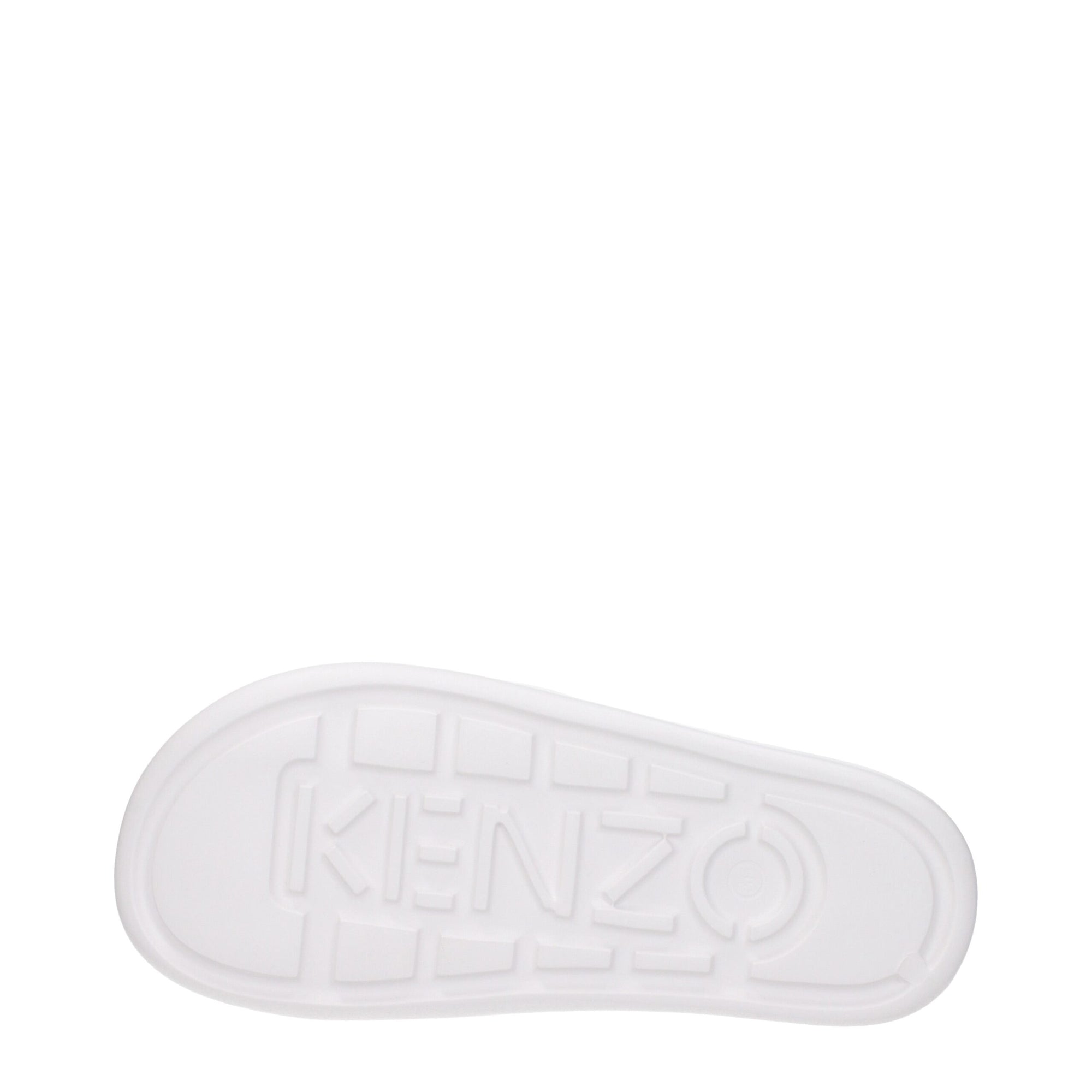 Kenzo White Cotton Slippers