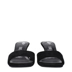 The Attico Black Leather Platforms