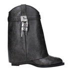 Givenchy Black Leather Ankle Boots