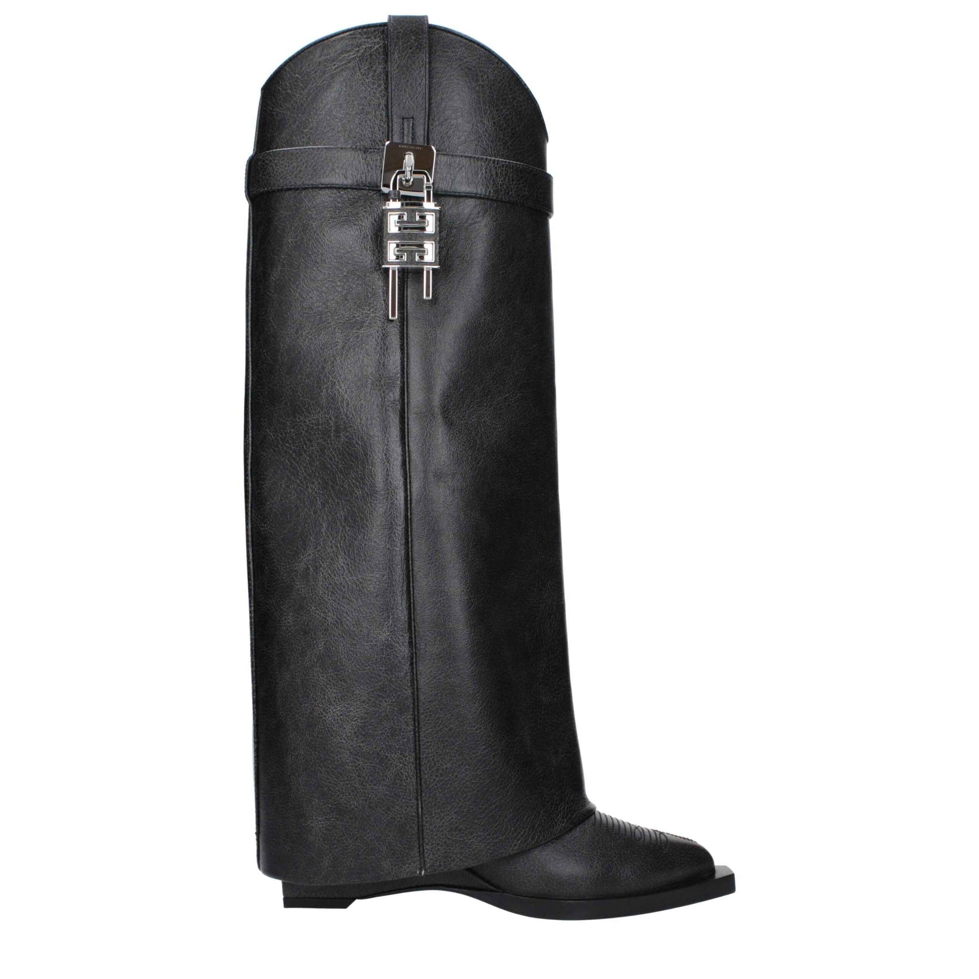 Givenchy Black Leather Boots