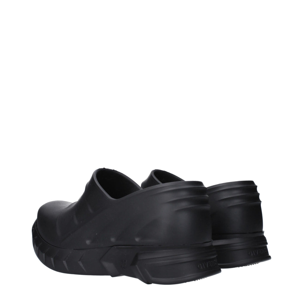 Givenchy Black Cotton Slippers