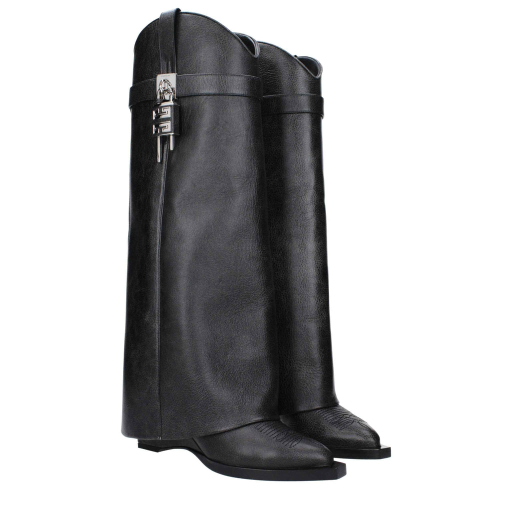 Givenchy Black Leather Boots