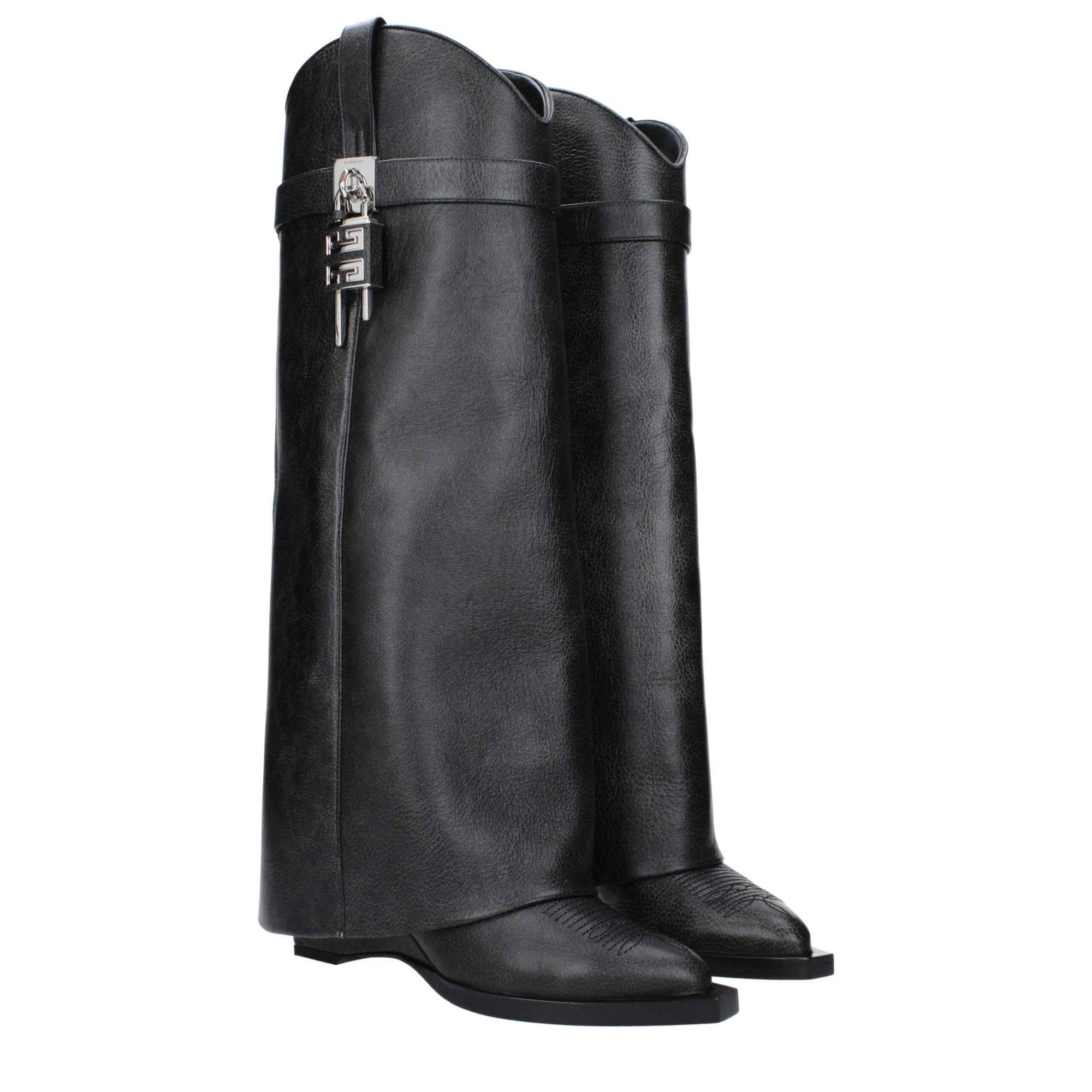 Givenchy Black Leather Boots
