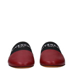 Givenchy Red Leather Slippers