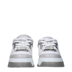 Versace White Leather Chunky Sneakers