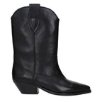 Isabel Marant Black Leather Ankle Boots