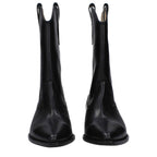 Isabel Marant Black Leather Ankle Boots