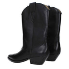 Isabel Marant Black Leather Ankle Boots