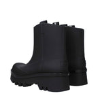 Chloé Black Cotton Ankle Boots