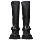Burberry Black Leather Boots