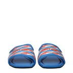 Jimmy Choo Light Blue Fabric Slippers Sandals