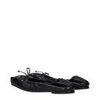 Jacquemus Black Leather Ballet Flats