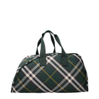 Burberry Green Fabric Luggage And Travel