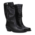 Isabel Marant Black Leather Ankle Boots