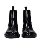 Dolce & Gabbana Black Leather Ankle Boots