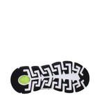 Versace Gray Fabric Athletic Sneakers