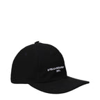 Stella McCartney Black Cotton Cap (Baseball Hat)