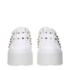 Valentino Garavani White Leather Platform Sneakers