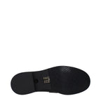 Stuart Weitzman Black Leather Slip-On Loafers