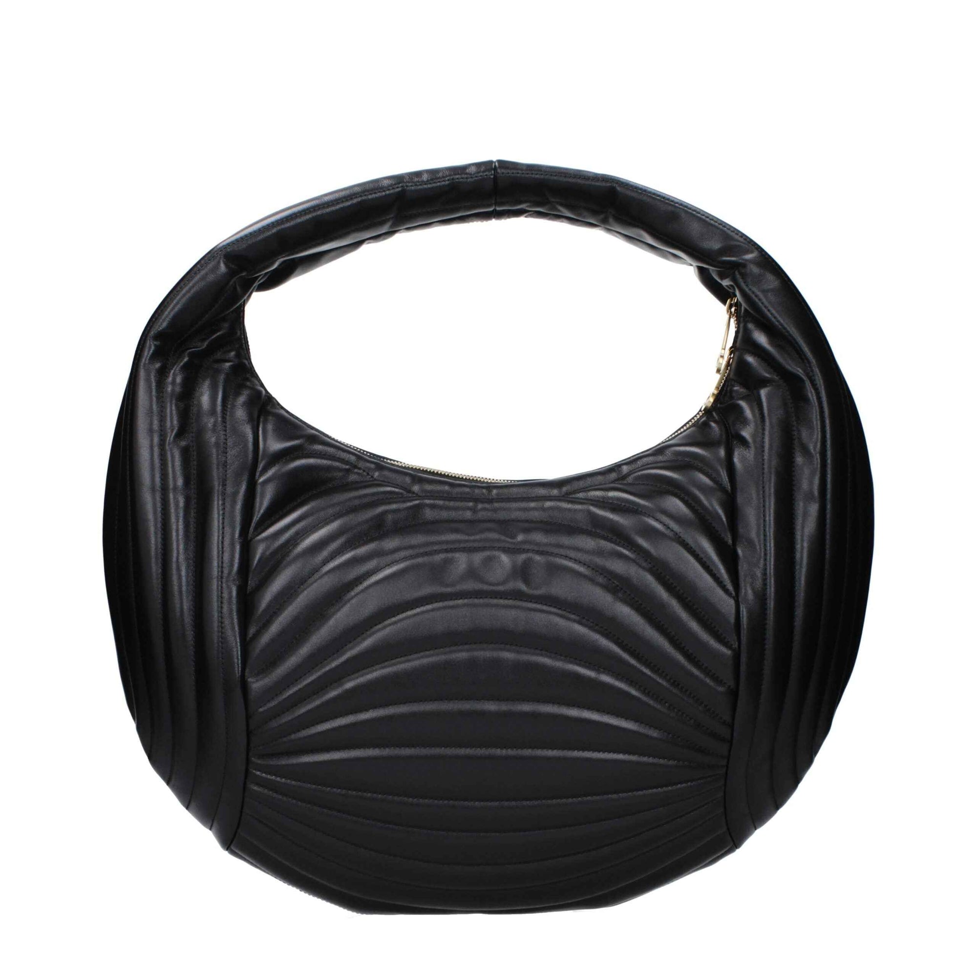 Salvatore Ferragamo Black Leather Handbag
