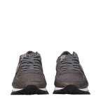Philippe Model Gray Leather Sneakers