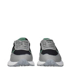 Philippe Model Black Fabric Athletic Sneakers